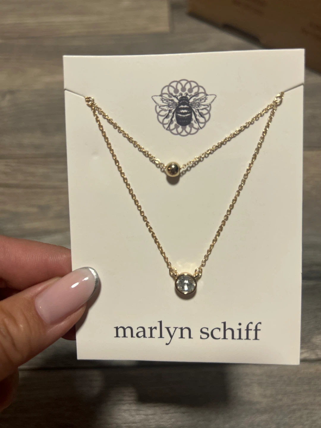 Marlyn Schiff Layered Necklace with Pendant