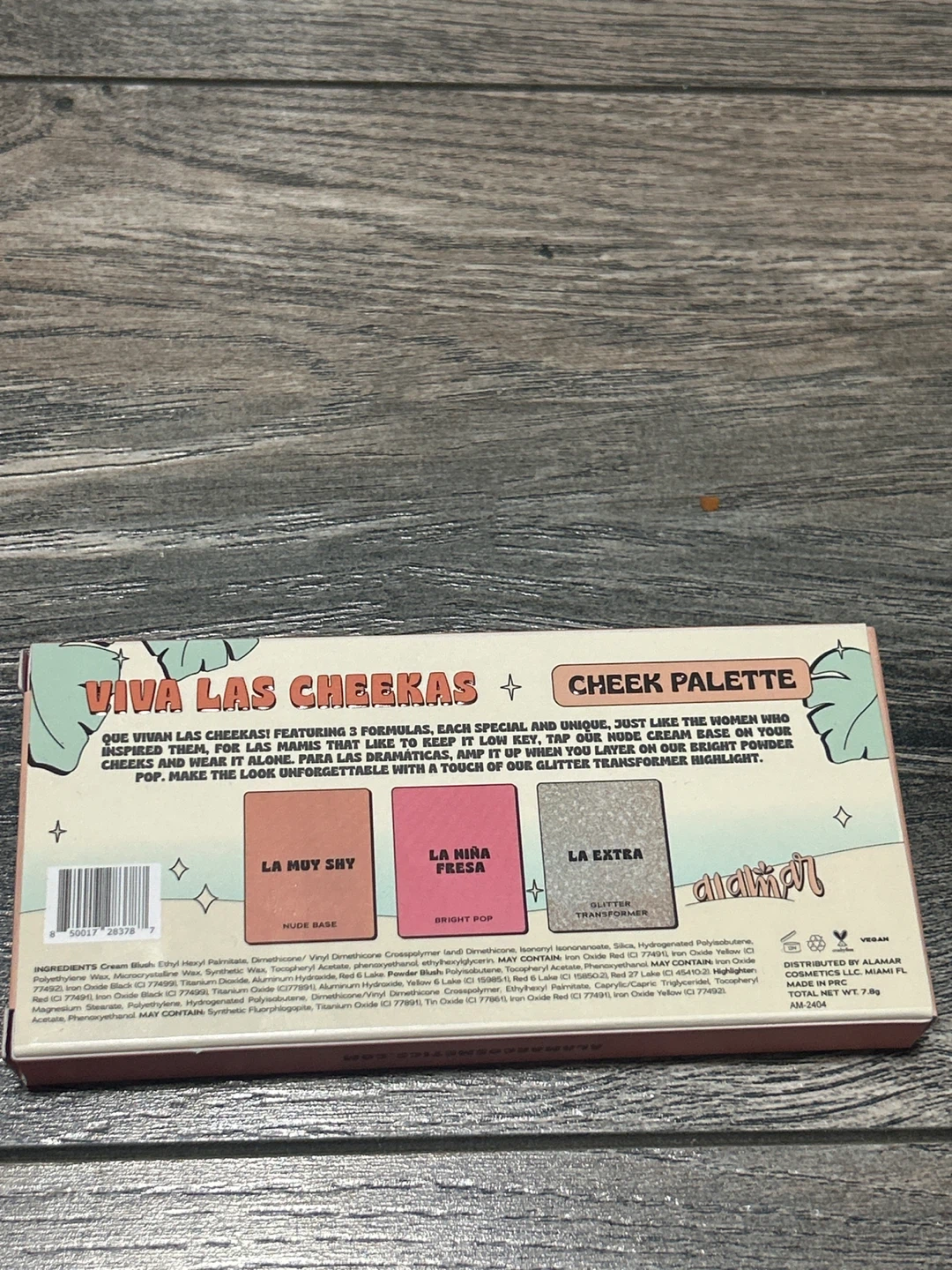 Alamar Cosmetics Viva Las Cheekas Cheek Palette - Fair/Light - photo 2