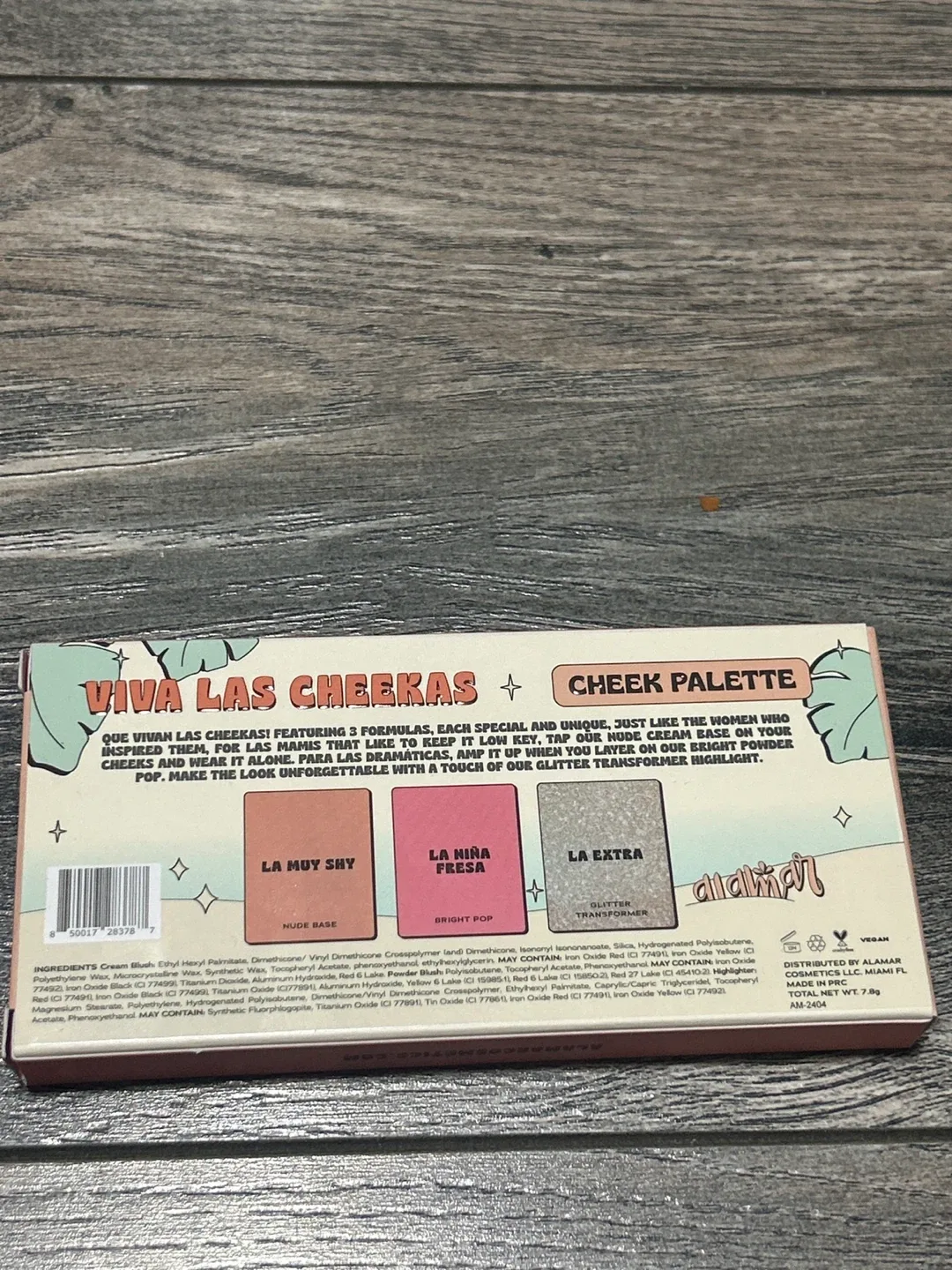 Alamar Cosmetics Viva Las Cheekas Cheek Palette - Fair/Light - photo 2
