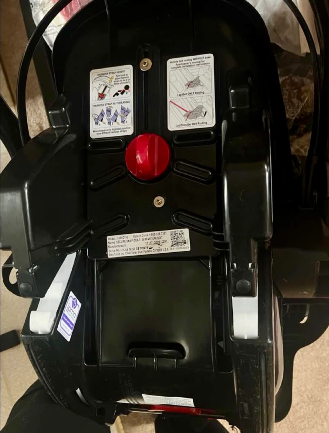Baby Trend Infant Car Seat - photo 4
