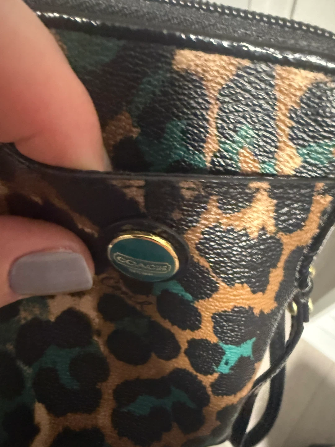 Coach Wristlet - Leopard Print - photo 4