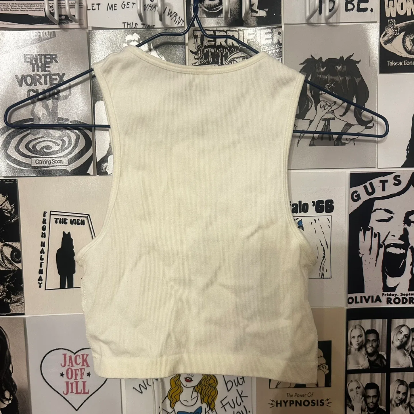 Garage White Cutout Tank - photo 2