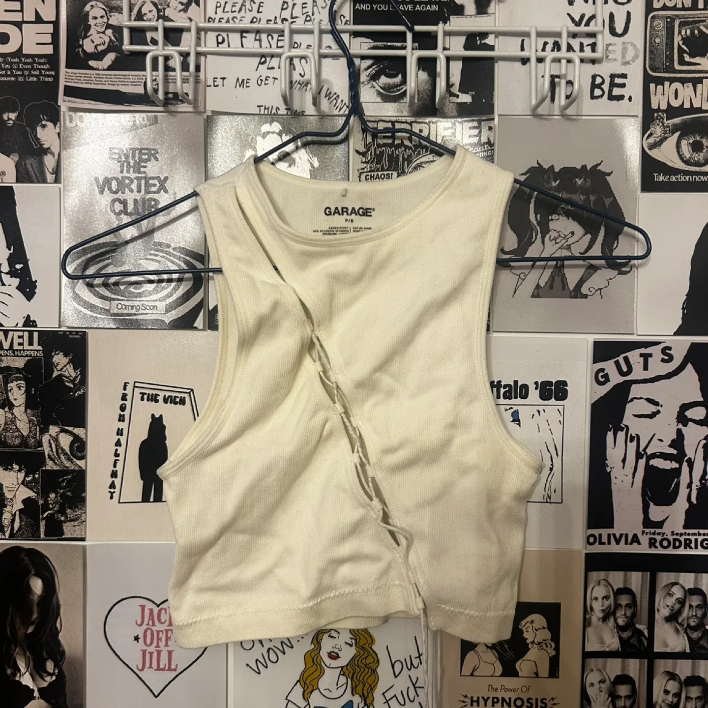 Garage White Cutout Tank