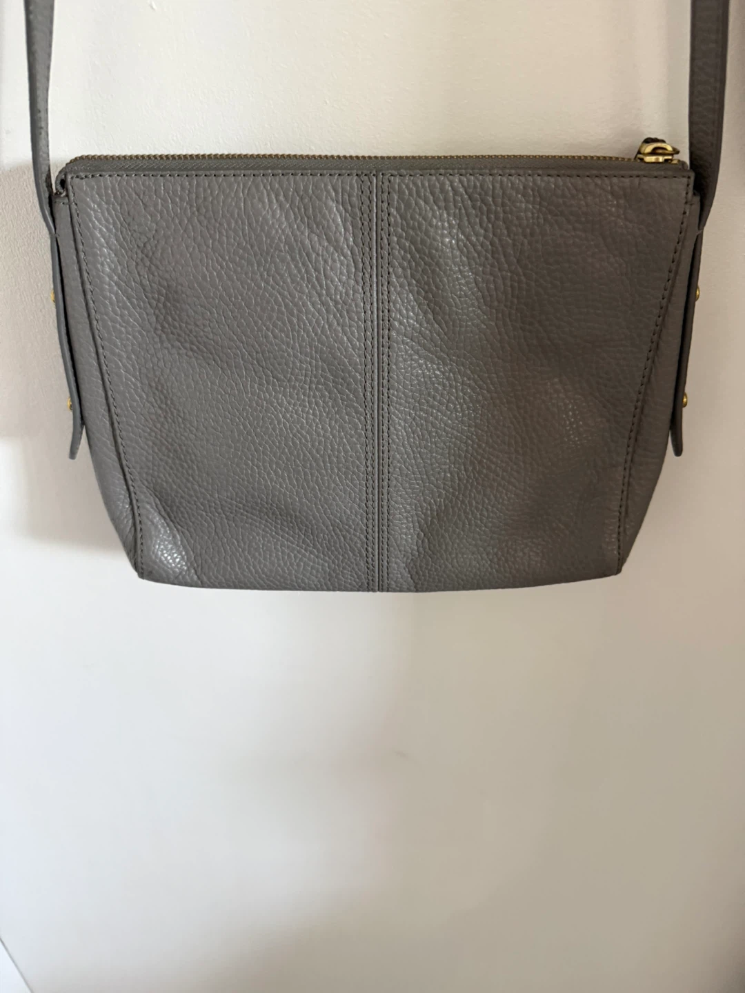 Fossil Grey Leather Crossbody Bag - photo 2
