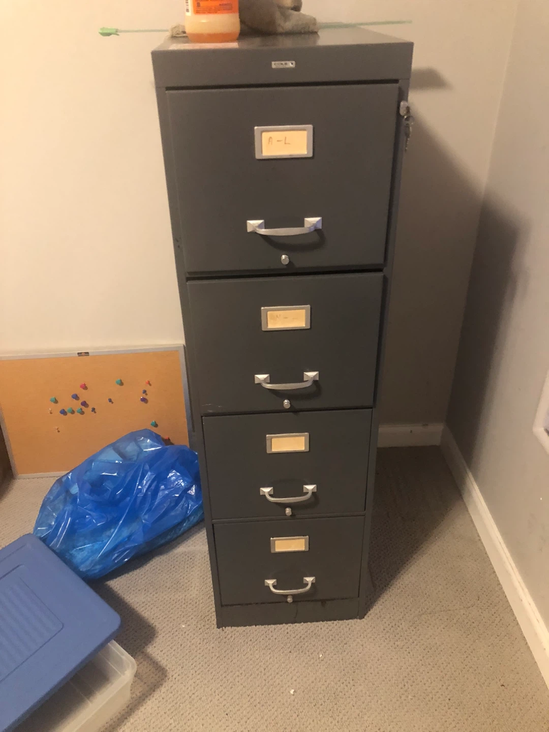 4-Drawer Metal Filing Cabinet