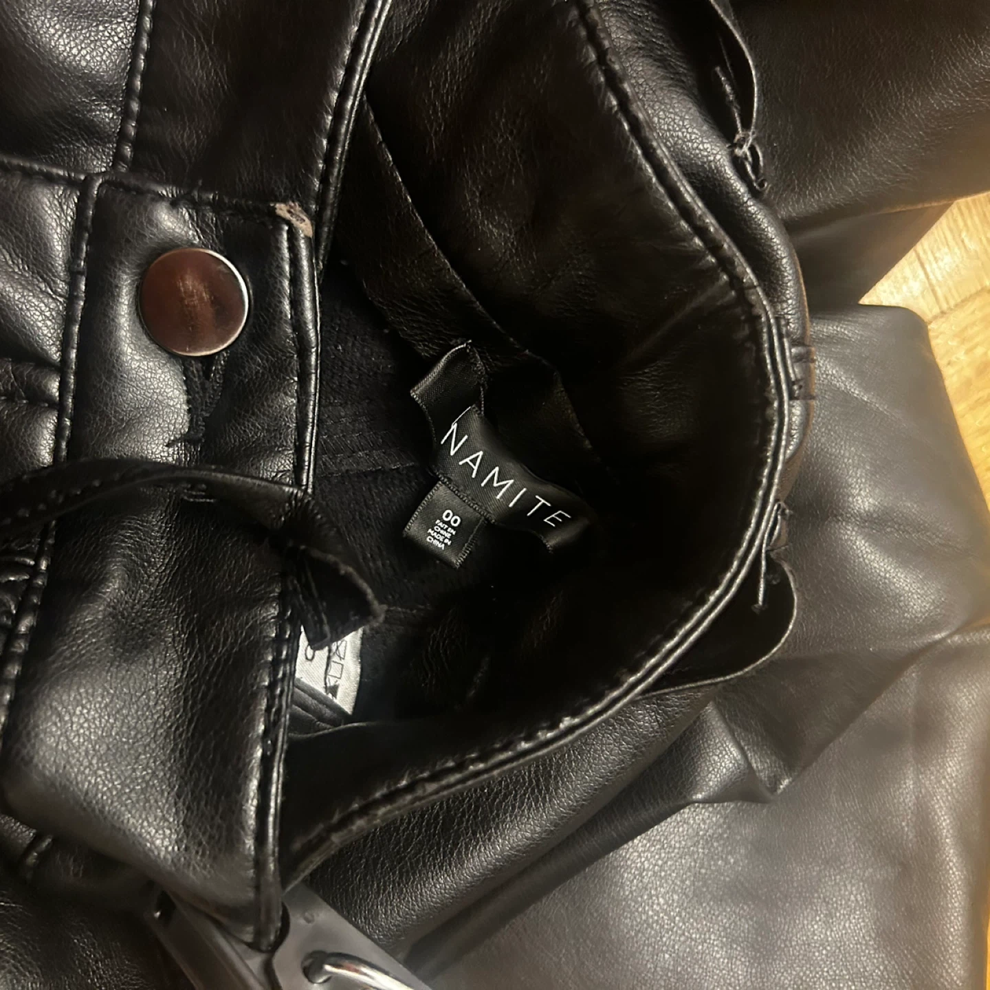 Dynamite Faux Leather Black Pants - photo 3
