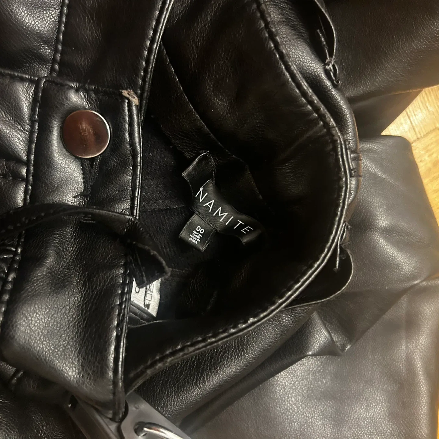 Dynamite Faux Leather Black Pants - photo 3