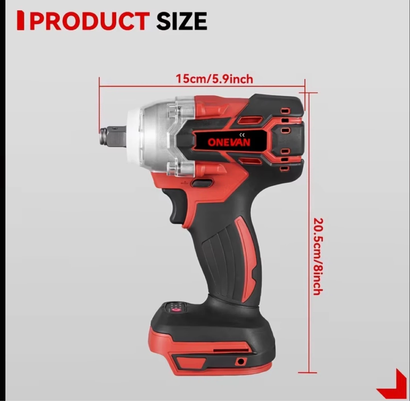 Cordless Impact Wrench Kit 2800N.M - photo 5