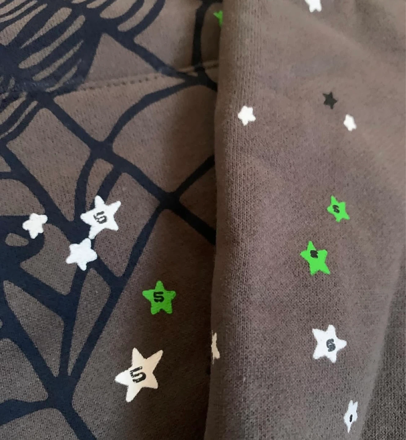 Gr3en Grey sp5der hoodie - photo 3