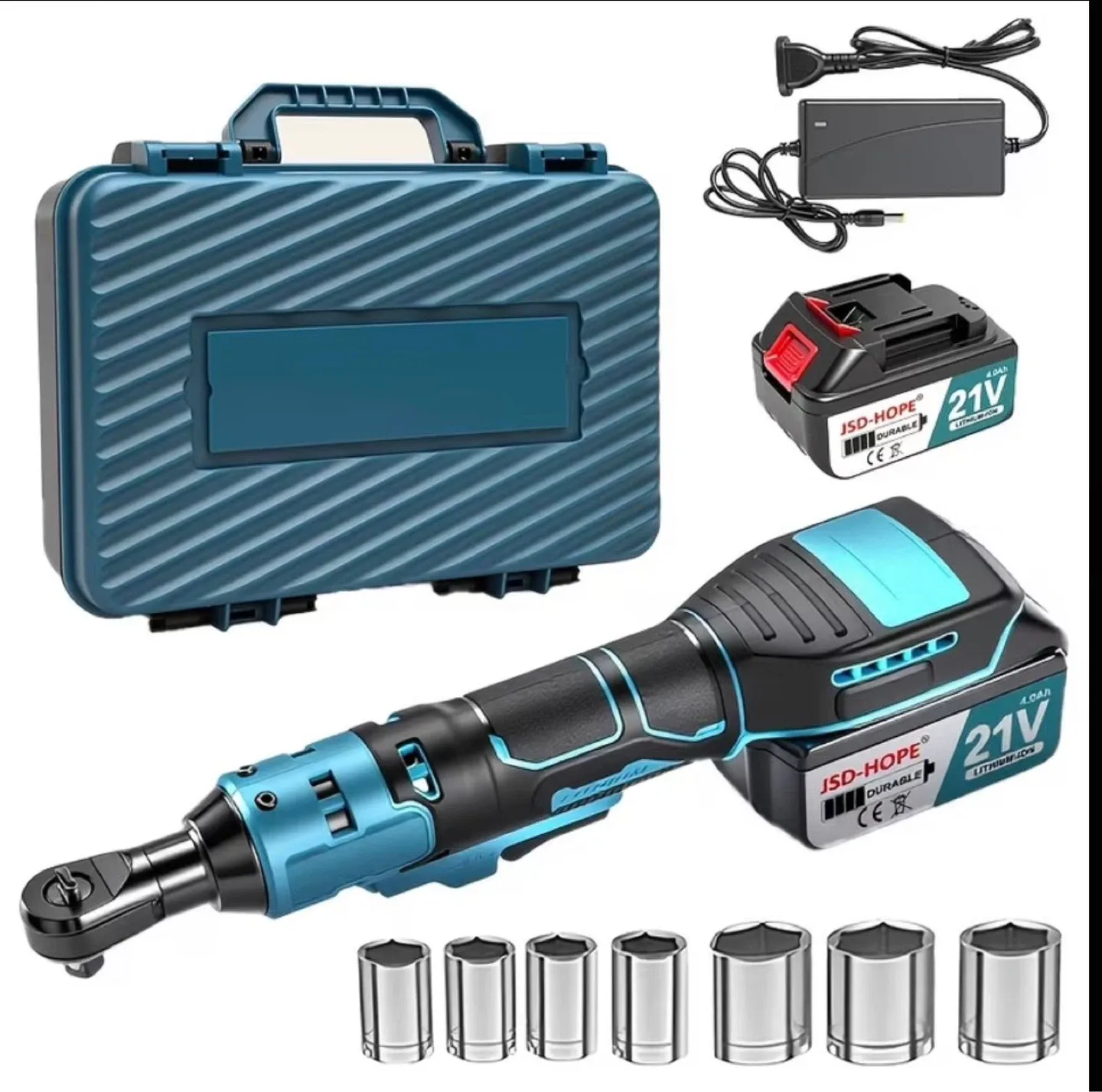 Cordless Ratchet Wrench Set 21V
