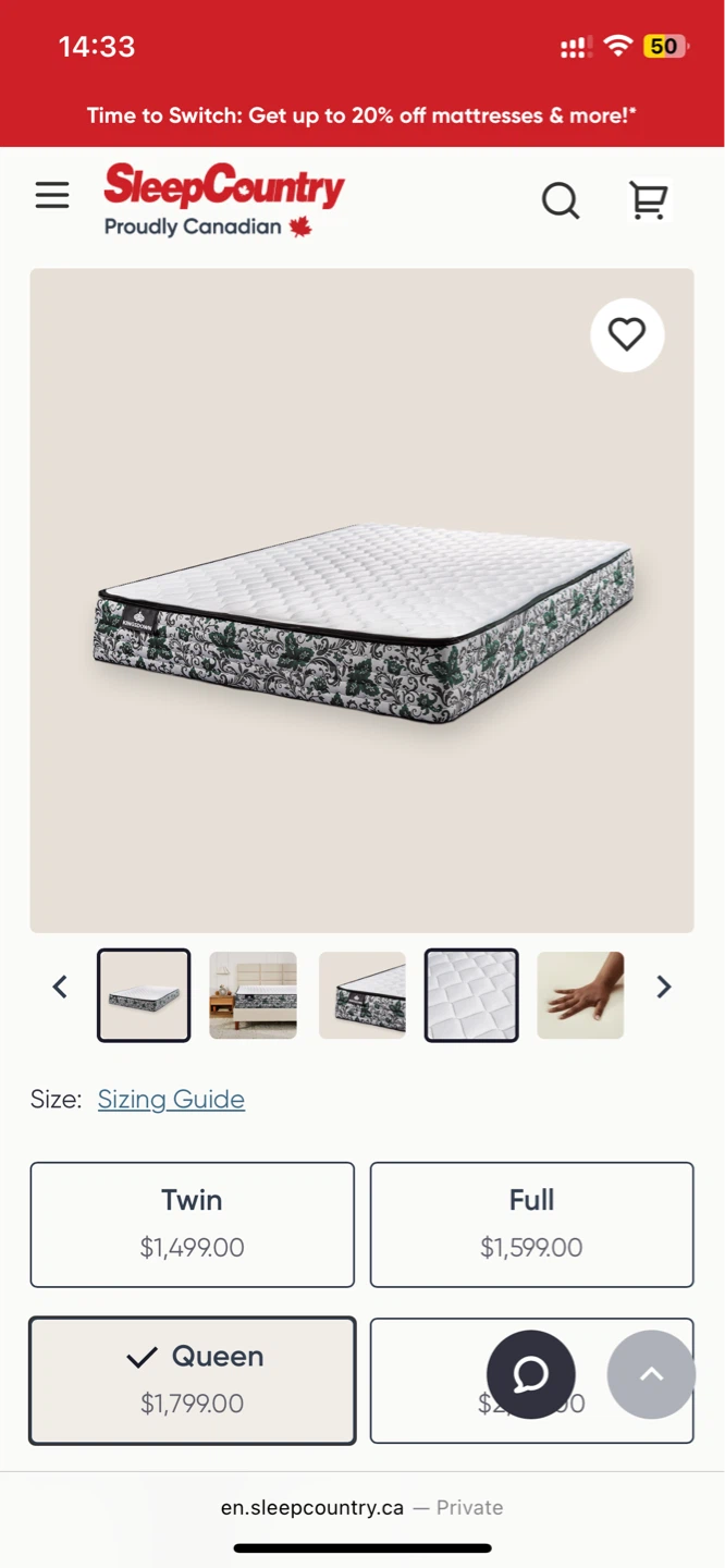 Kingsdown Queen Mattress - photo 2