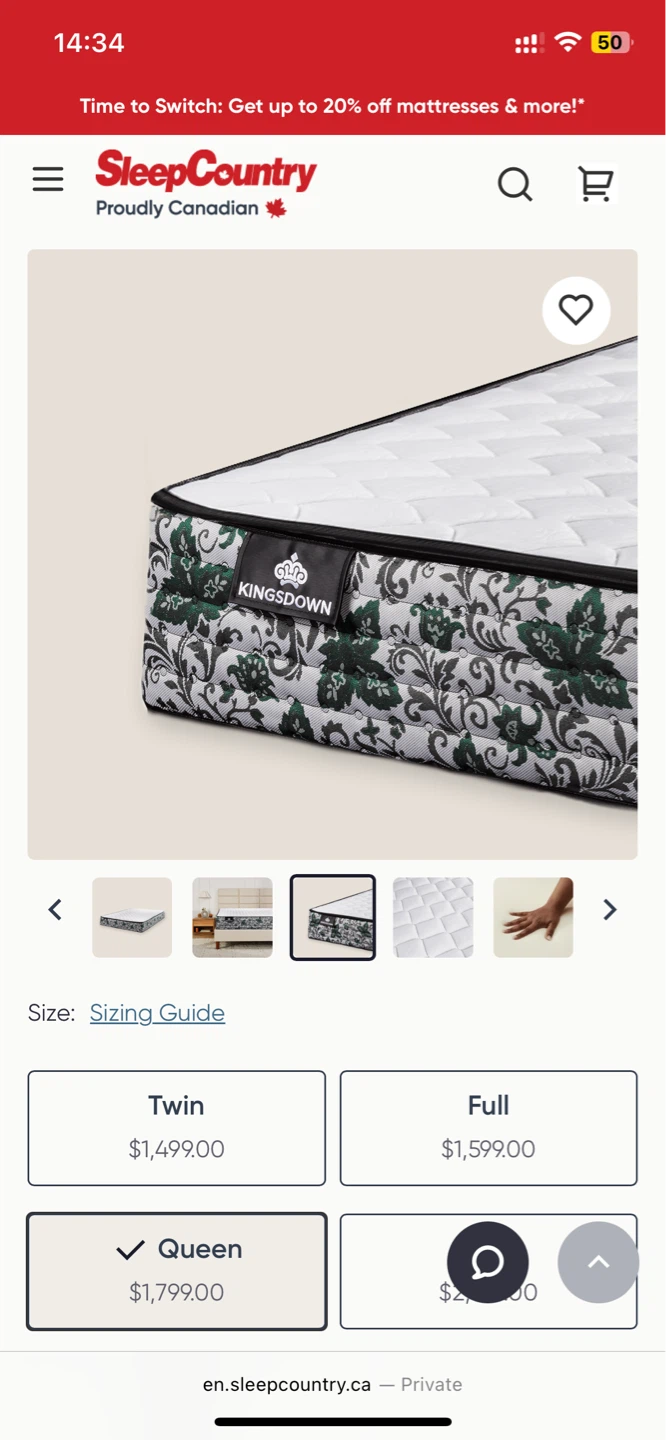 Kingsdown Queen Mattress - photo 4