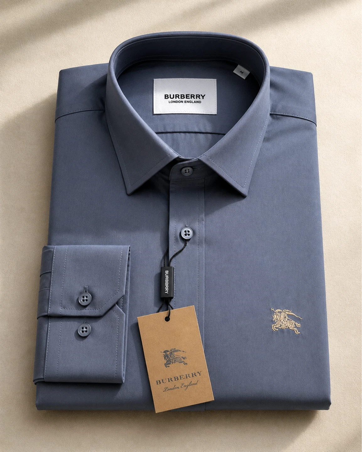 Burberry London England Men's Dress Shirt Size M and L