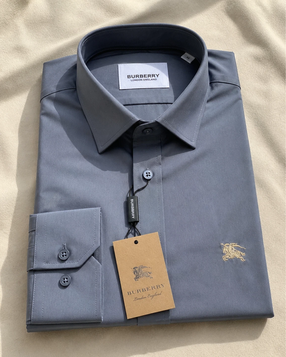 Burberry London England Men's Dress Shirt Size M and L - photo 4