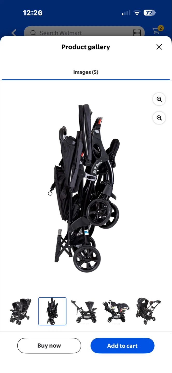 Baby Trend Sit N Stand Double Stroller BRAND NEW NO BOX - photo 5