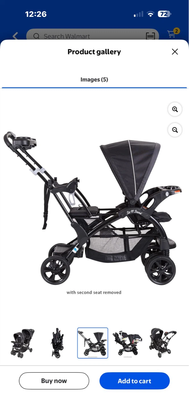 Baby Trend Sit N Stand Double Stroller BRAND NEW NO BOX - photo 4