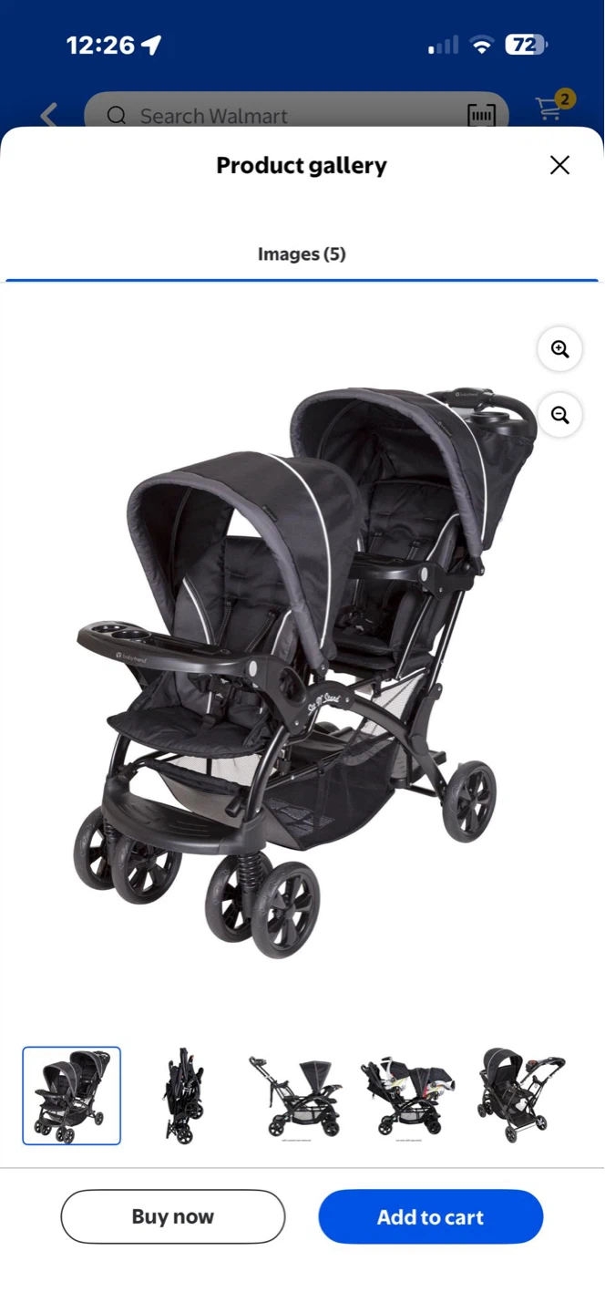 Baby Trend Sit N Stand Double Stroller BRAND NEW NO BOX