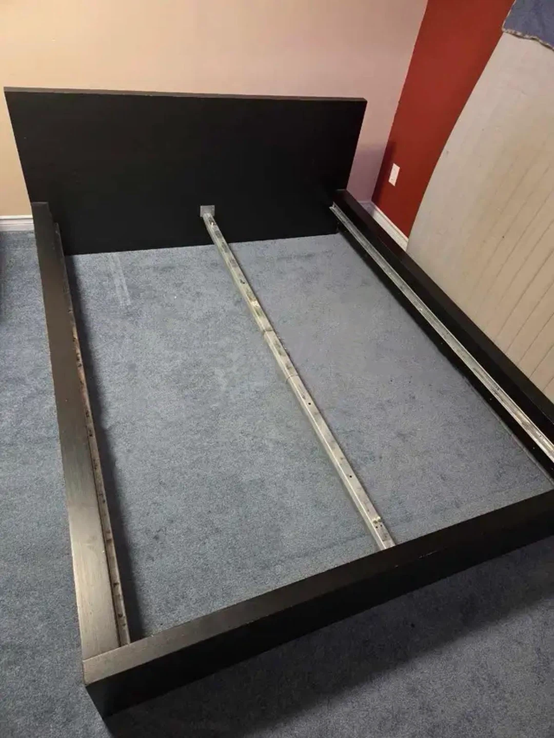 IKEA MALM Queen bed frame (no slats)