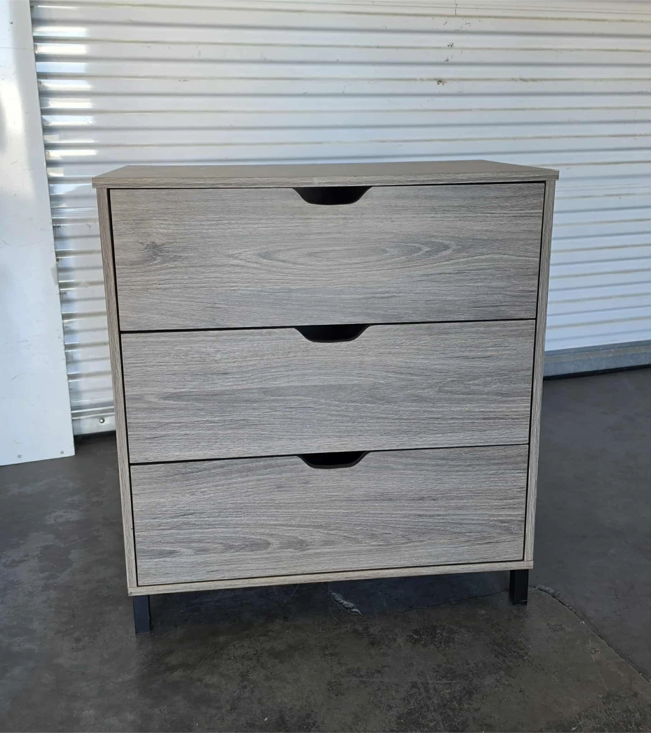 Modern Grey 3 drawer deresser - photo 4