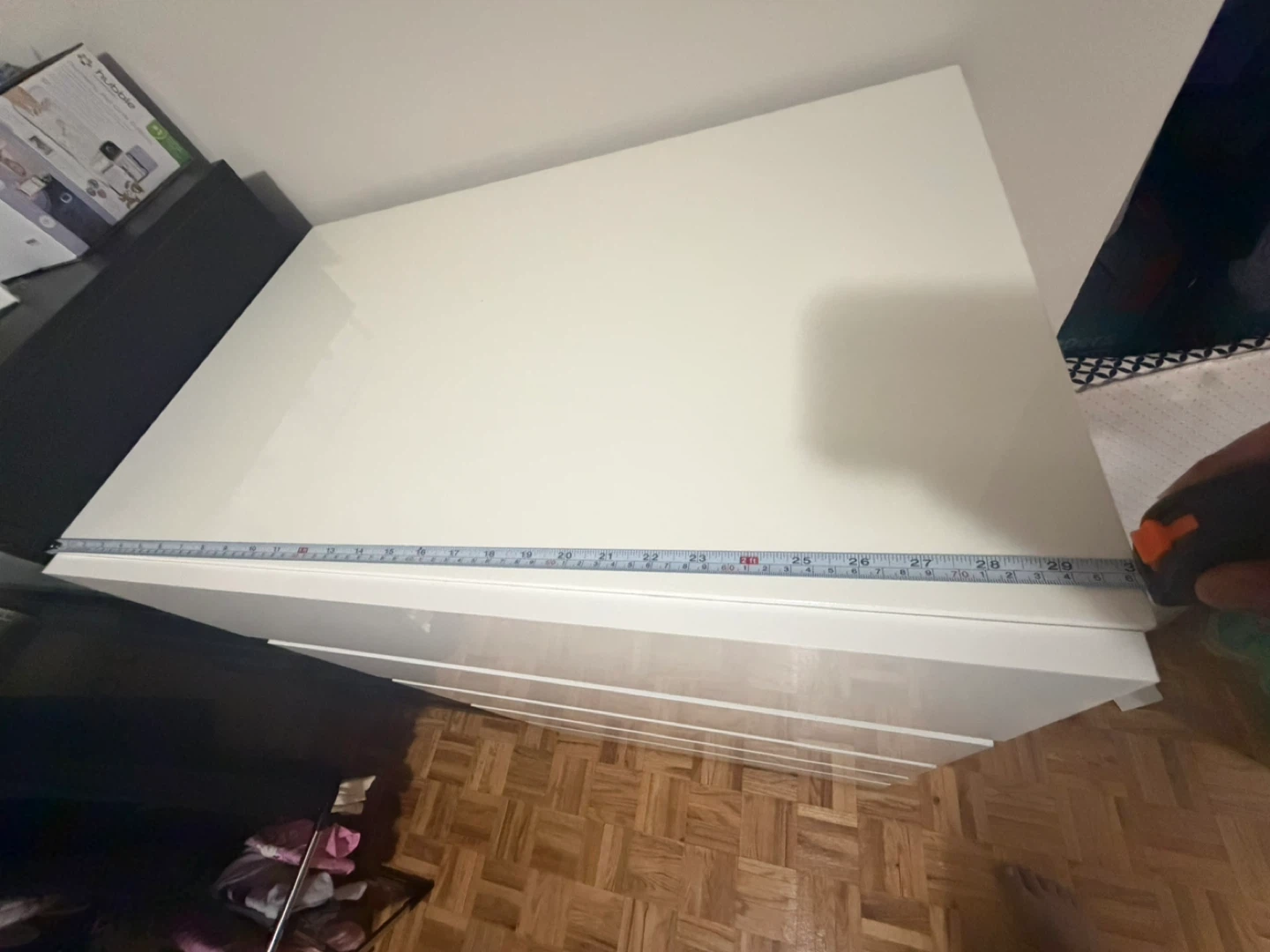 White 5-Drawer Dresser made by Italy wood - photo 2