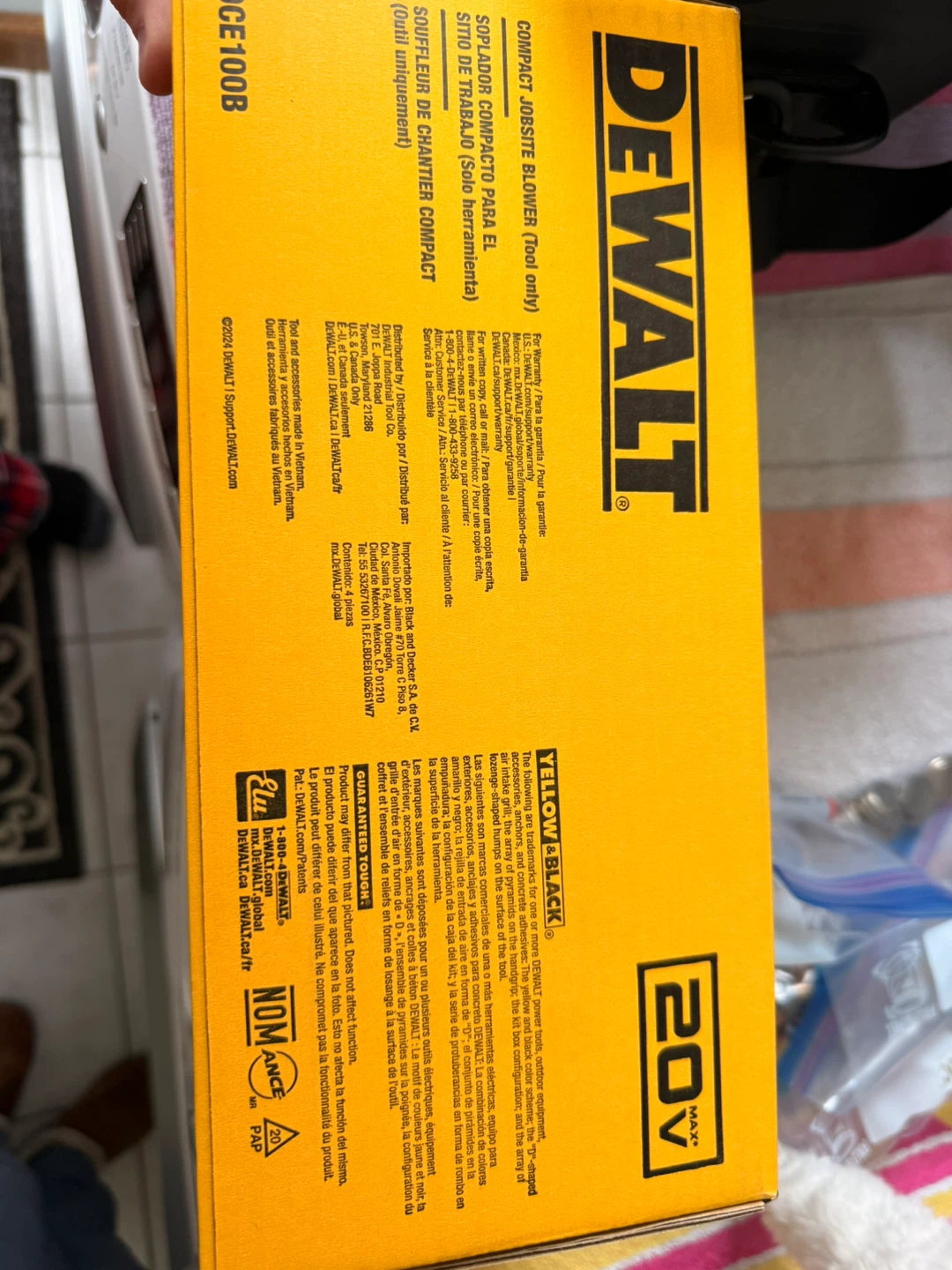 DEWALT 20V MAX Compact Jobsite Blower (Tool Only) - photo 3