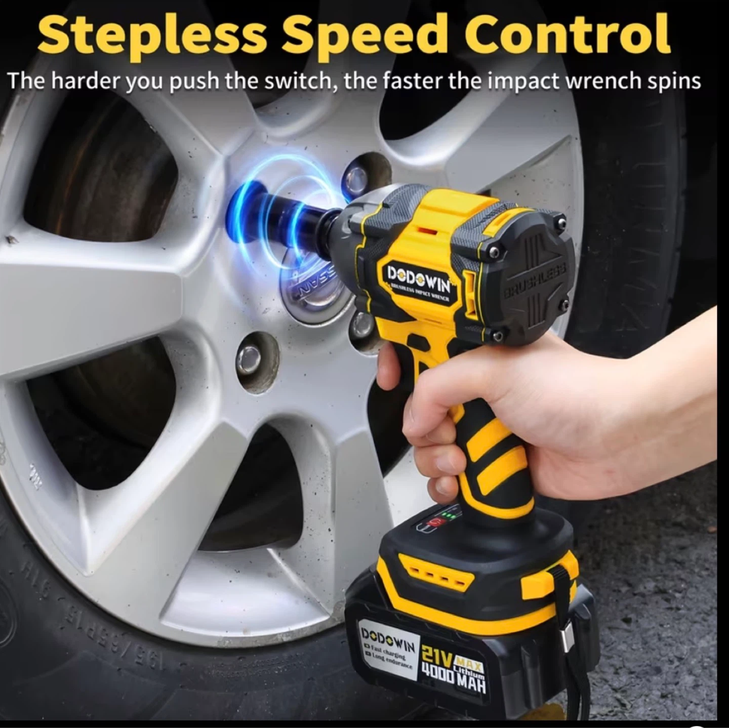 Impact Wrench Kit with 2 Batteries - photo 3