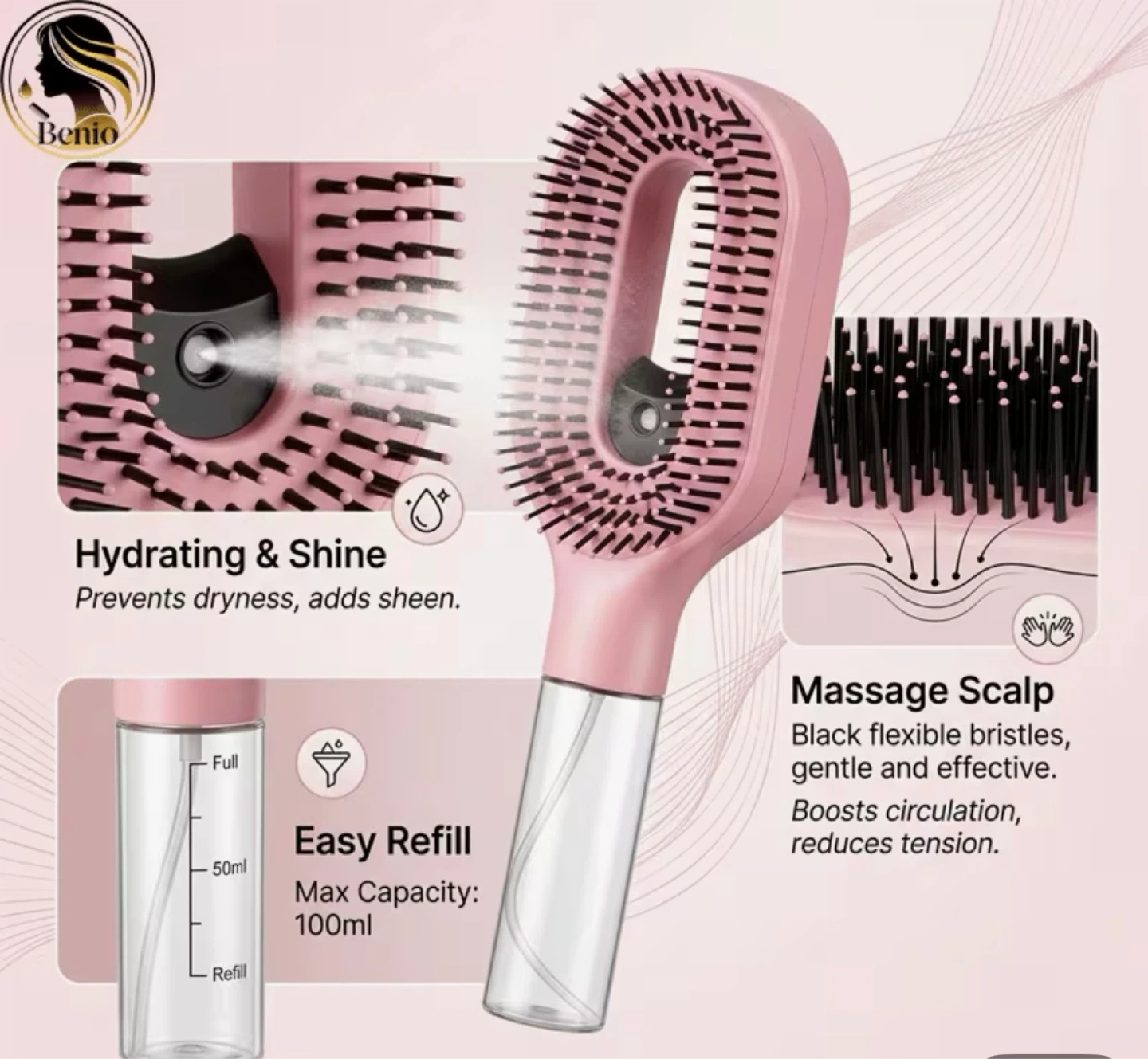 WanMei Clean Spray Comb