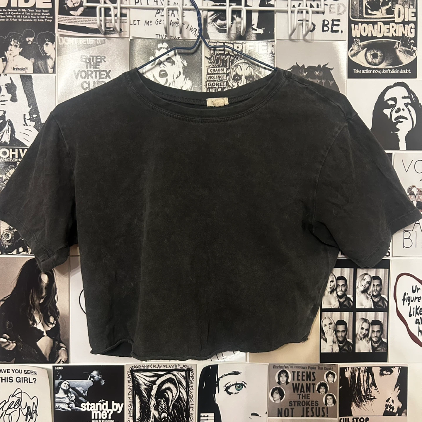 Garage Grey Cropped Tee