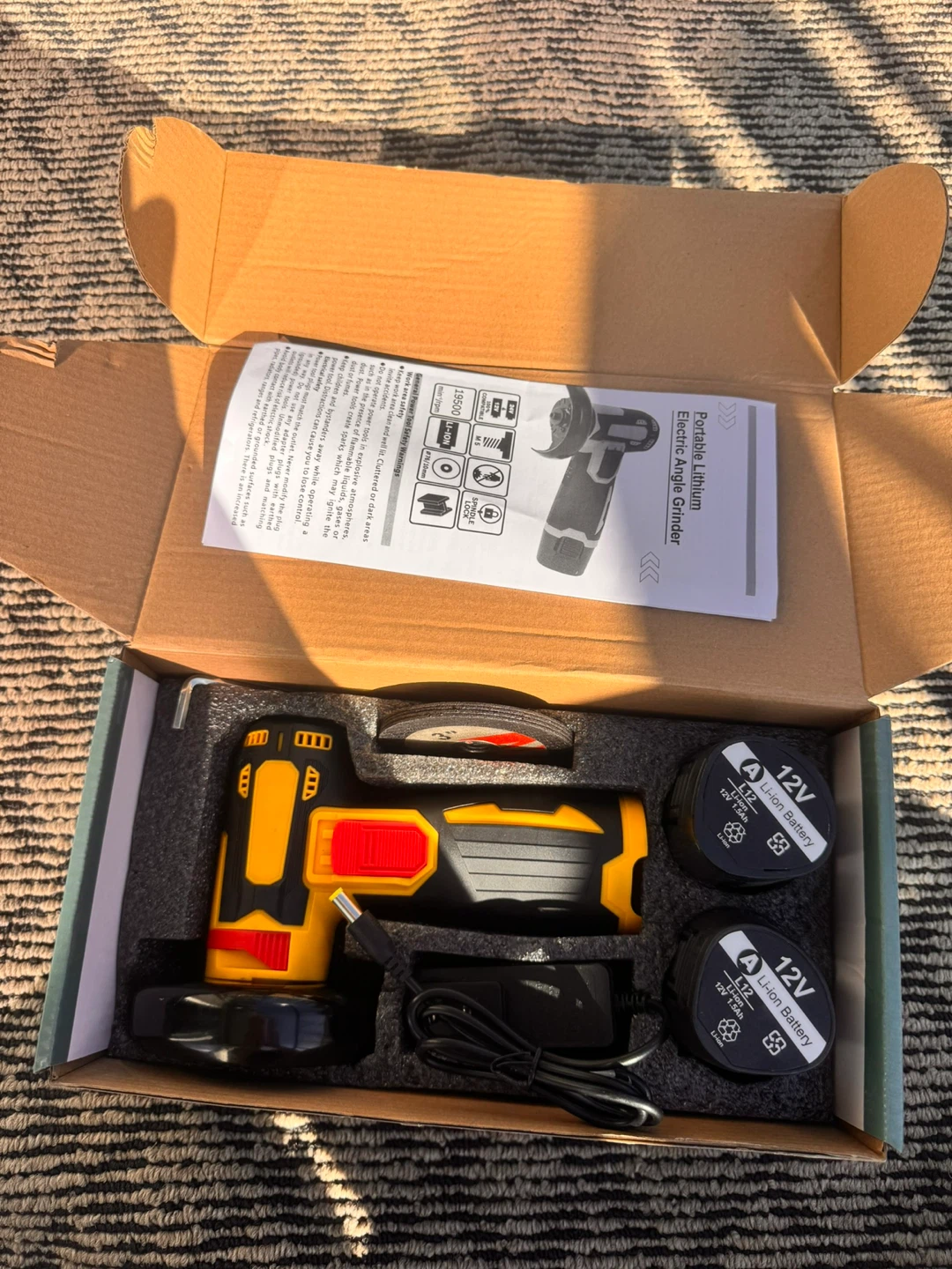 Angle mini Grinder Kit with Accessories