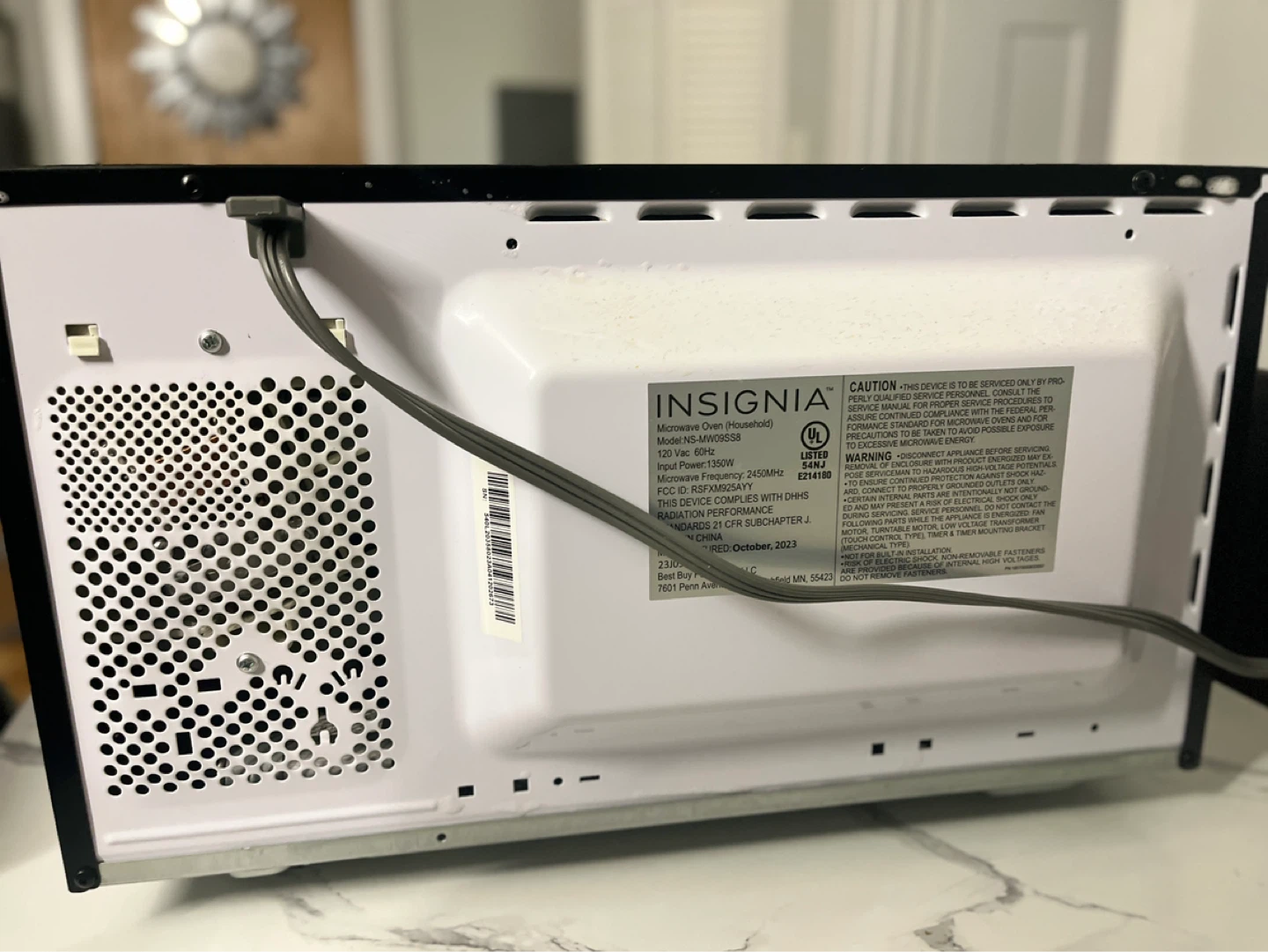 Insignia Stainless Steel Microwave Oven - photo 2