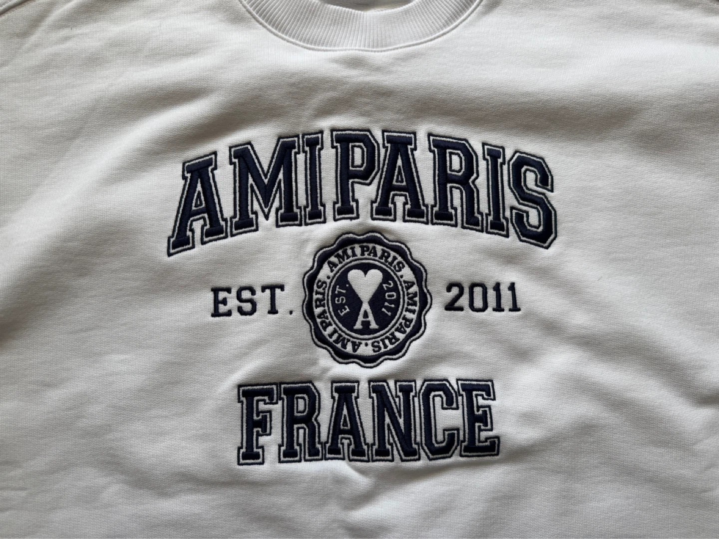 AMI Paris Crewneck Sweatshirt - photo 3