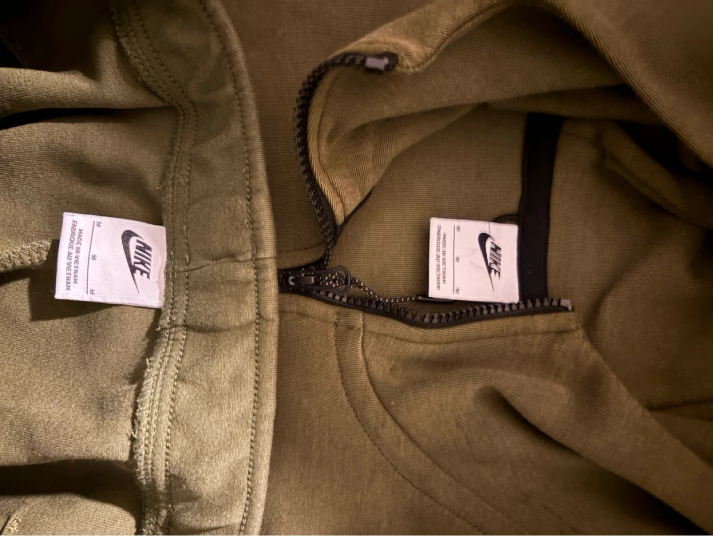 Nike Tech Fleece Set Olive Green Size M - photo 2