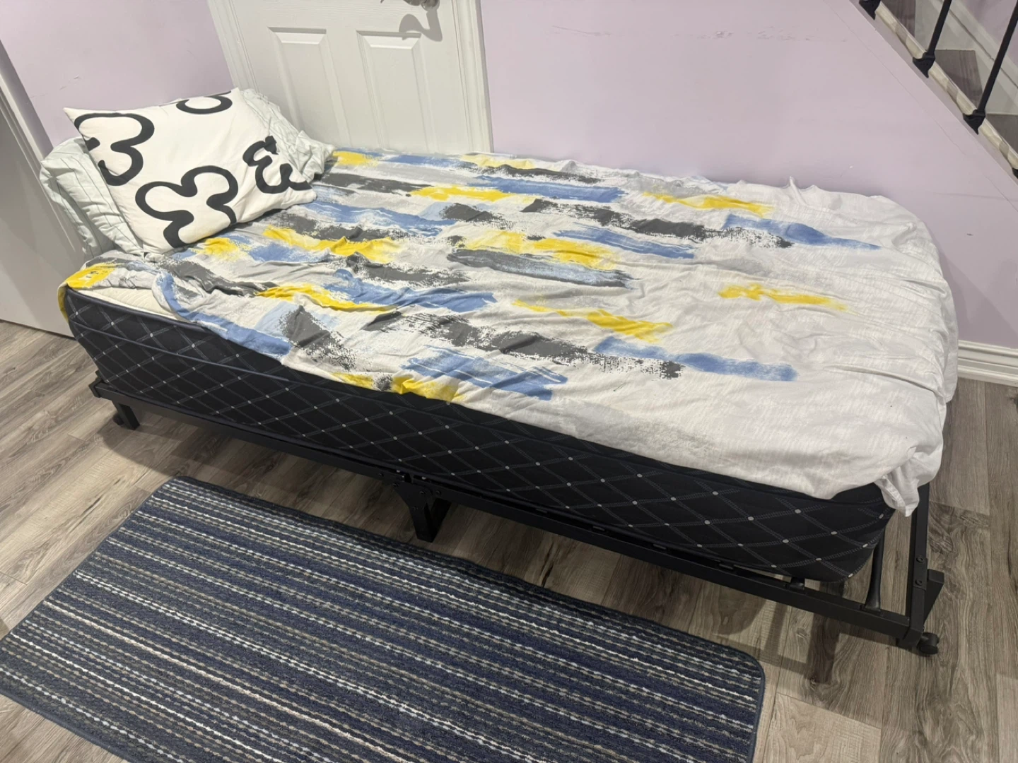 Single Bed Mattress with Frame