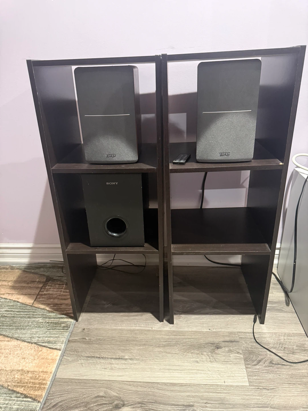 Edifier and Sony Speaker Set