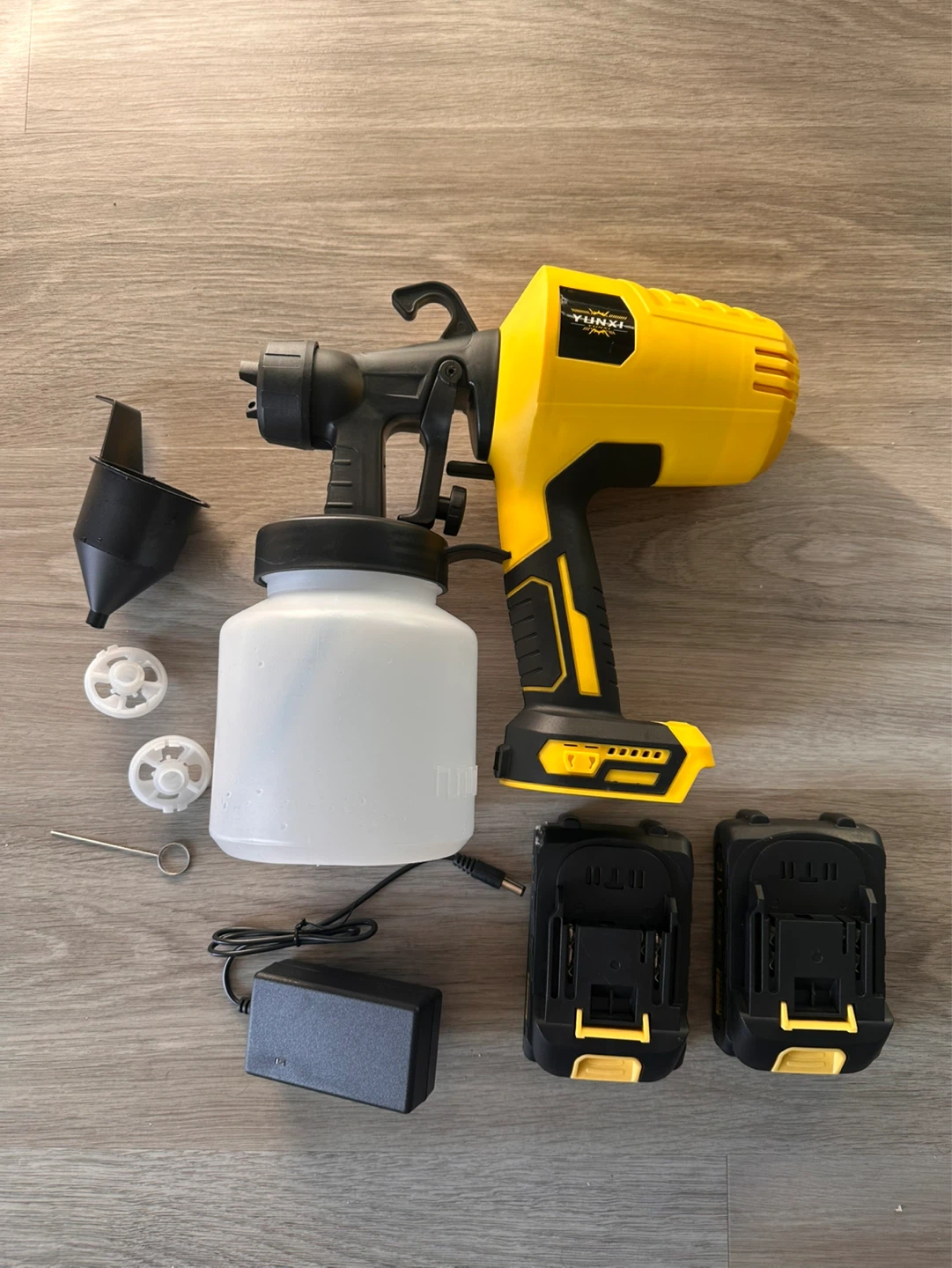 YUNXI Electric Paint Sprayer with 2 Batteries - photo 2