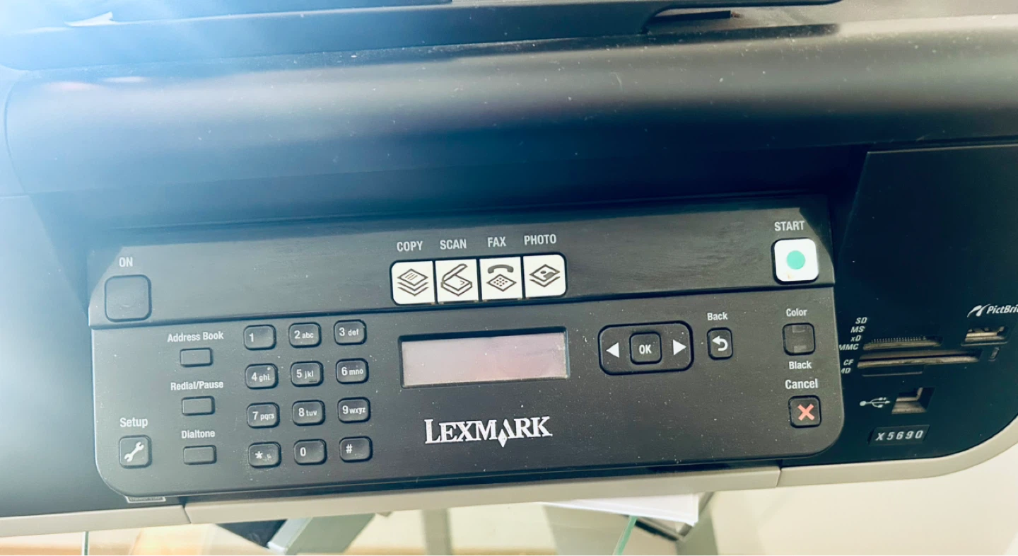 Lexmark X5690 All-in-One Printer - photo 2