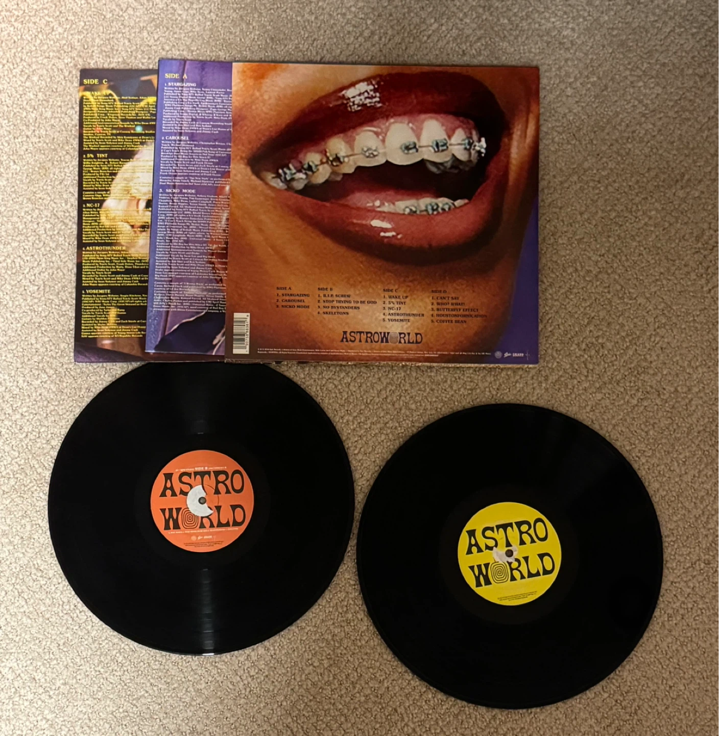 Travis Scott Astroworld Vinyl Records - photo 2