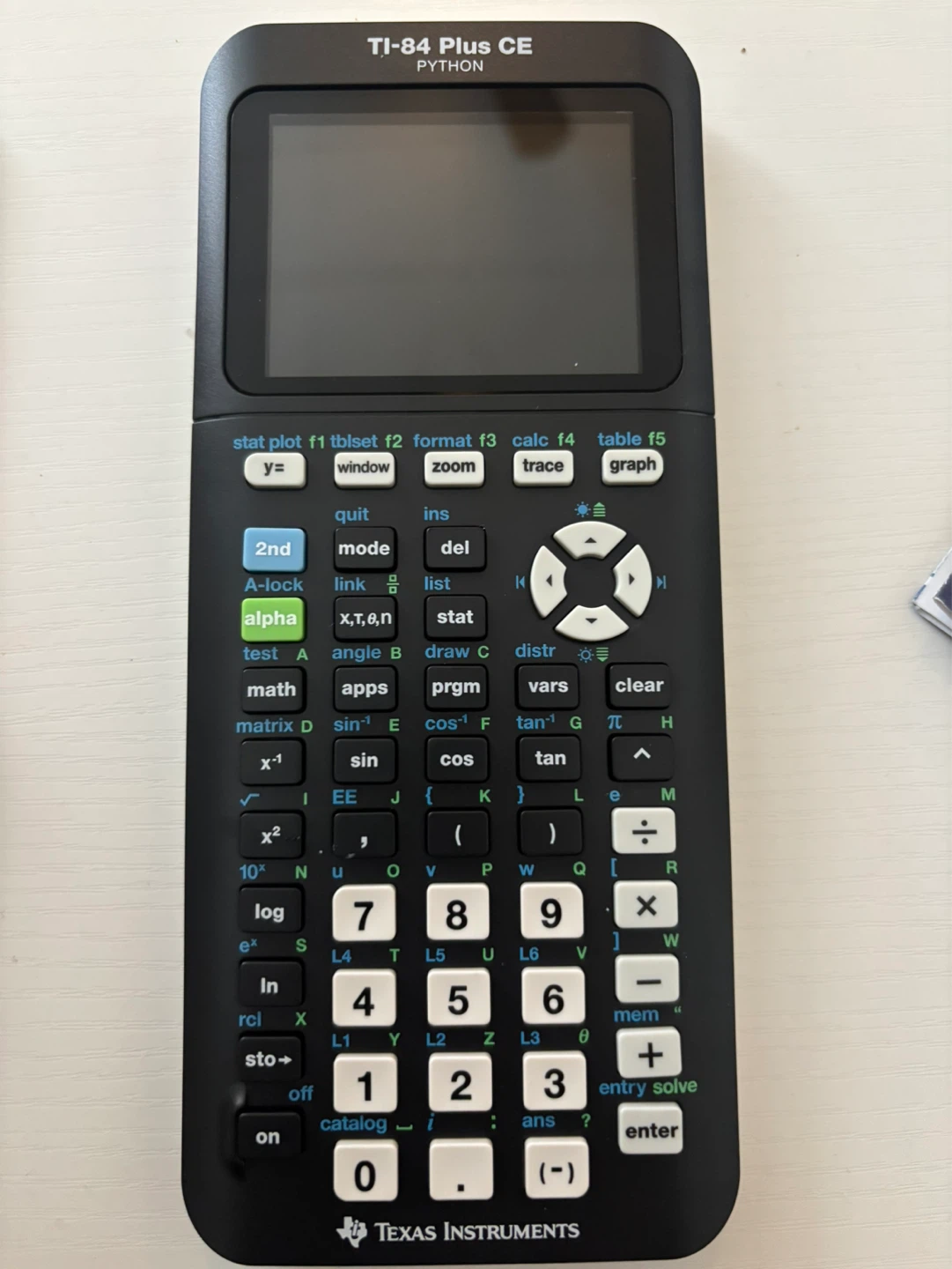 Texas Instruments TI-84 Plus CE Python Graphing Calculator