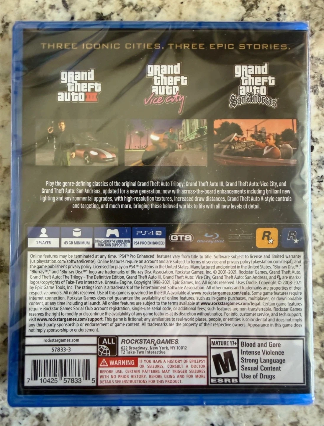 Grand Theft Auto: The Trilogy - The Definitive Edition (PS4) - photo 2