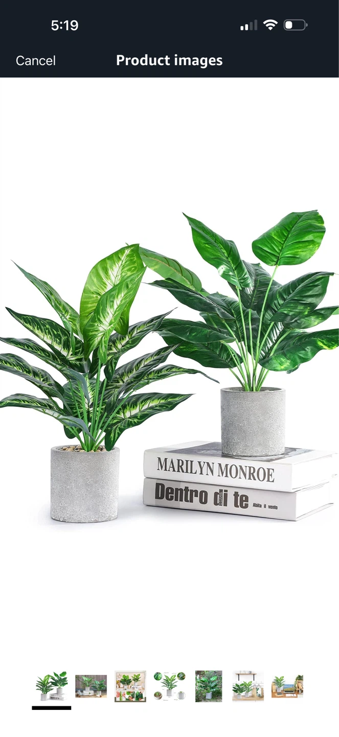 2 Pcs 16" Artificial Faux Plants - photo 5