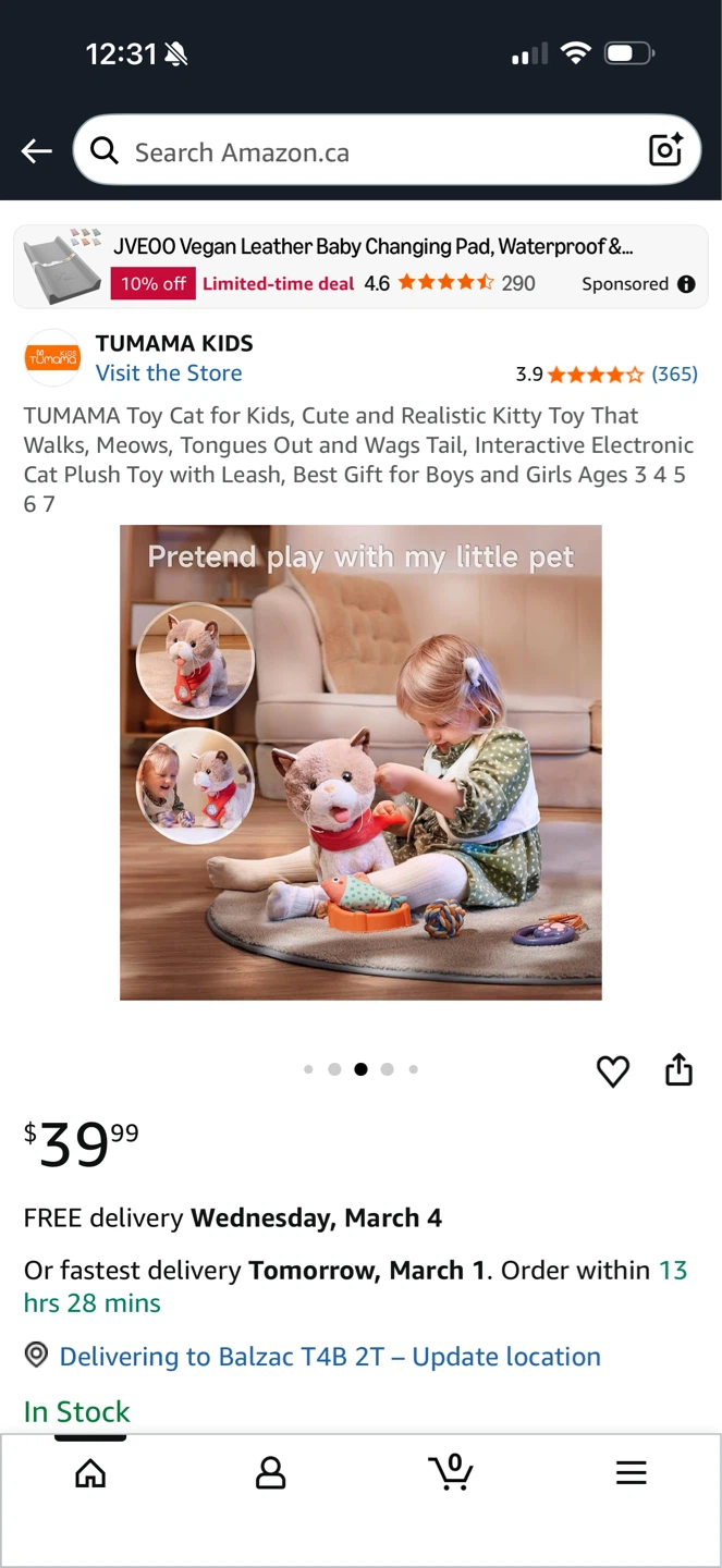 Tumama Kids Electronic Walking Cat Toy - photo 4