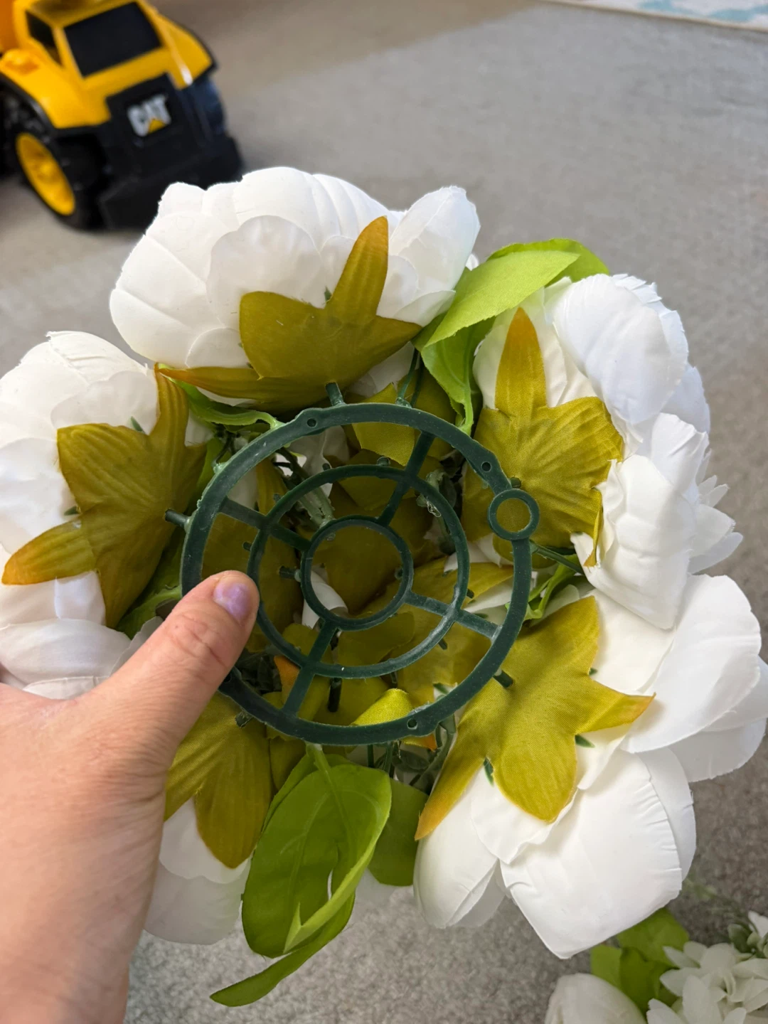 White Artificial Flower Bouquet