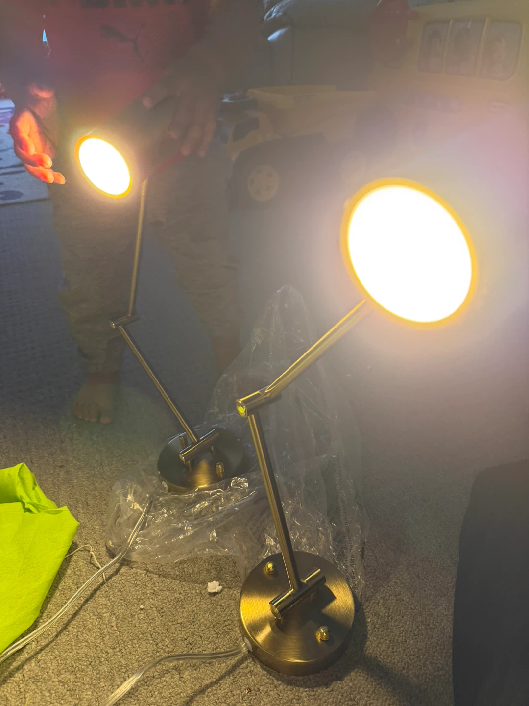 Adjustable Desk Lamp - Gold - photo 2