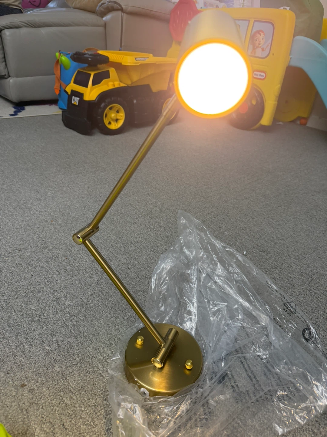 Adjustable Desk Lamp - Gold - photo 3