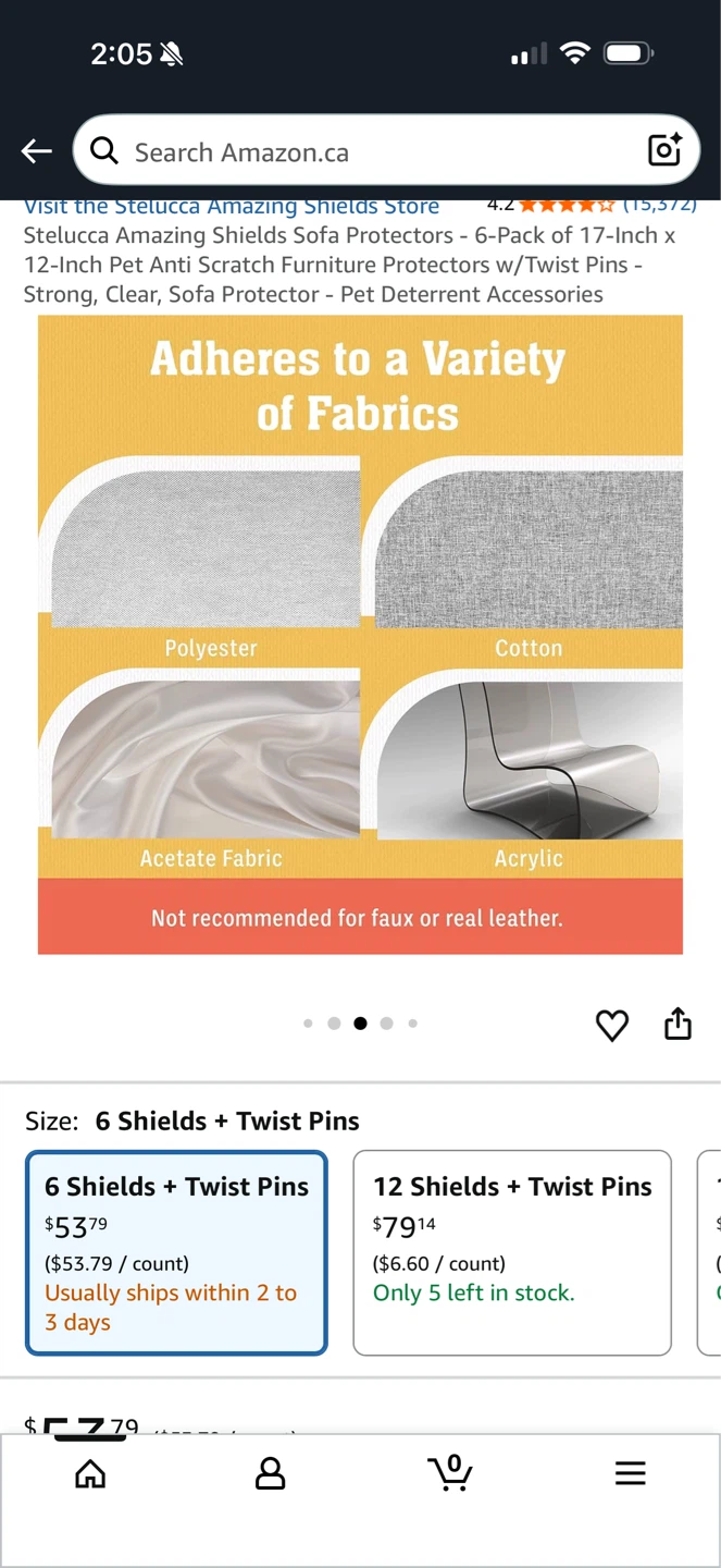 Amazing Shields Anti-Scratch Furniture Protectors - 6 Pack - photo 4