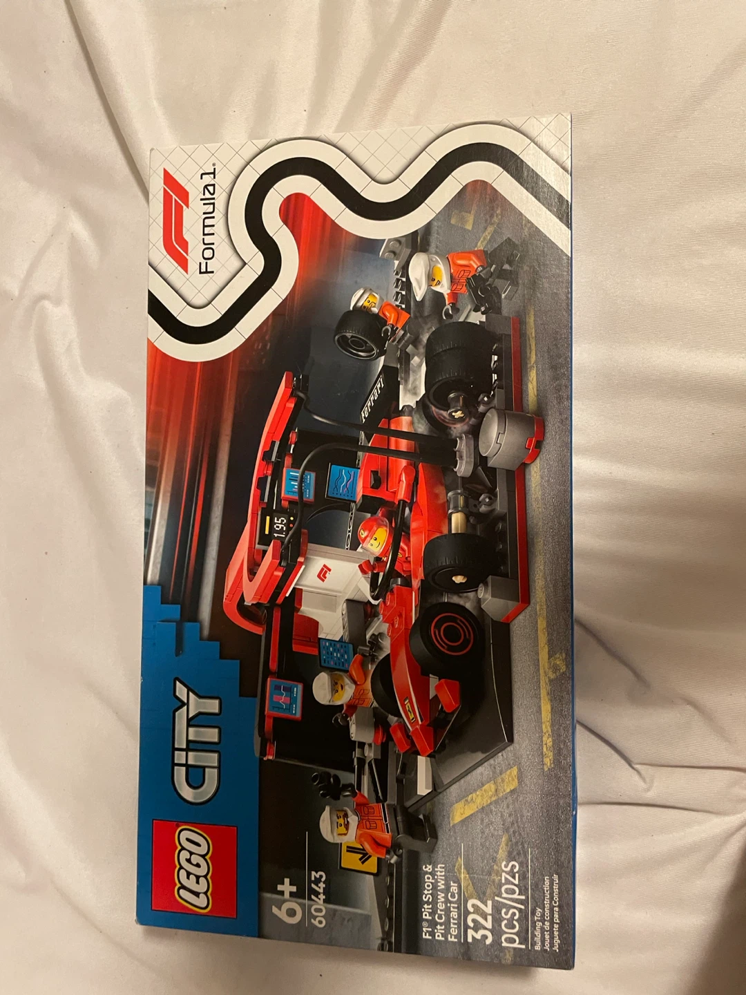 LEGO City F1 Pit Stop & Pit Crew with Ferrari Car 60443