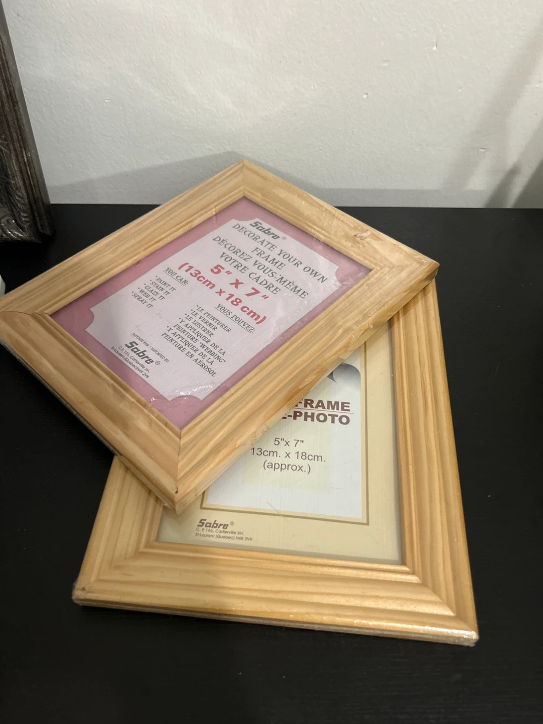 Sabre 5" x 7" Photo Frames (Set of 2) - photo 3