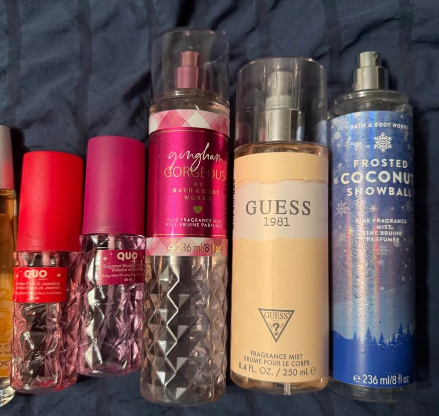 Collection of Fragrance Mists and Perfumes