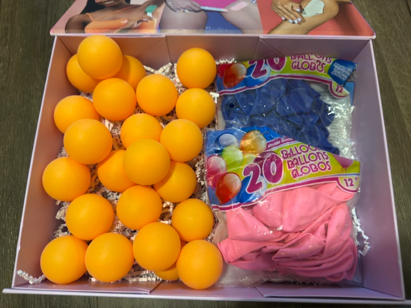 Ping Pong Balls and Balloons Set