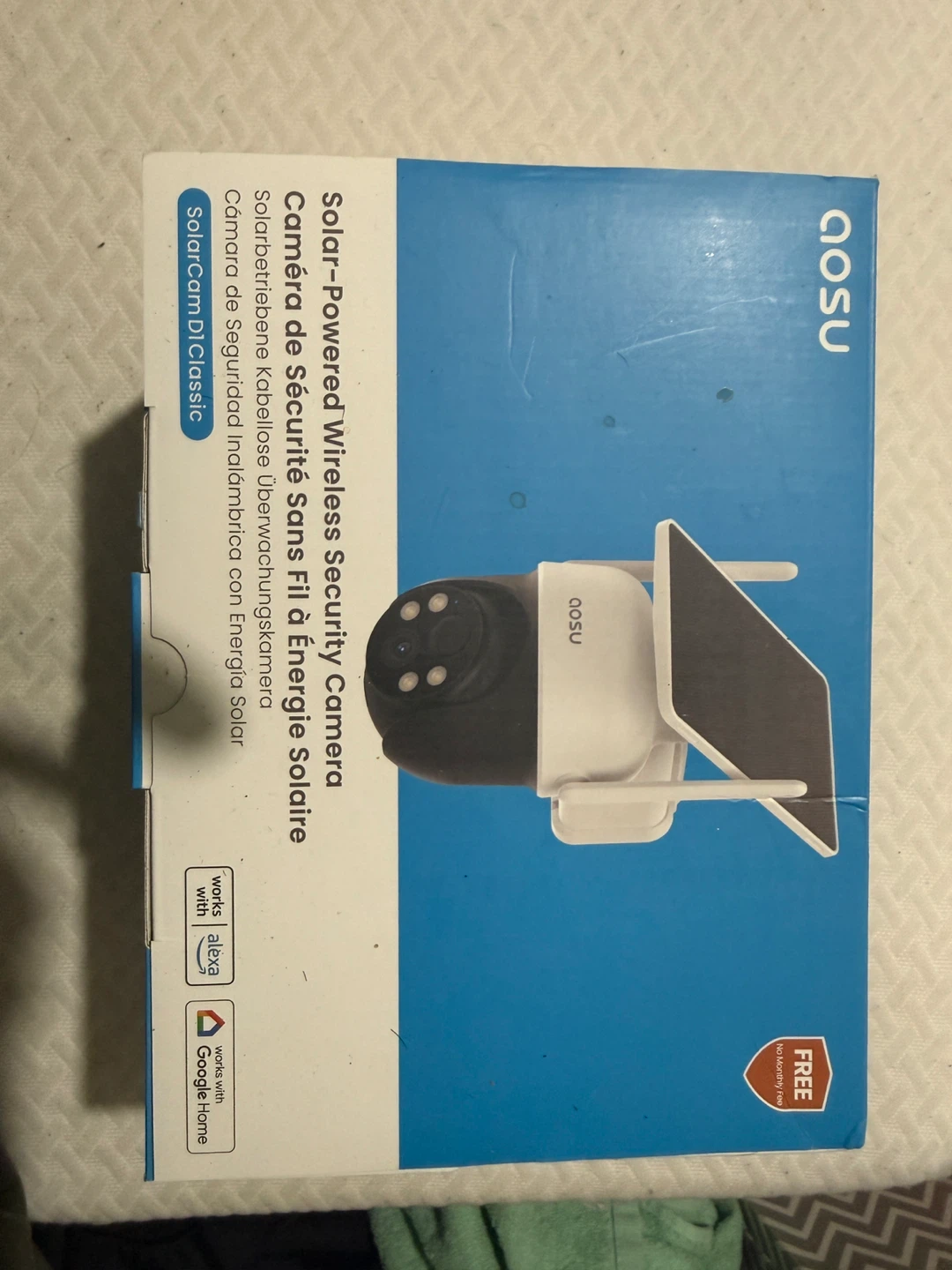 AOSU Solar-Powered Wireless Security Camera - photo 4